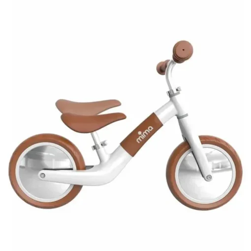 Mima - Bicicleta Zoom Balance, Branca/Camelo