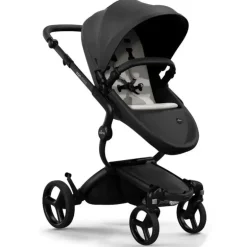 Mima - Xari Max Stroller Chassis Preto/Caixa de Assento Preta/Pacote Inicial Stone-White