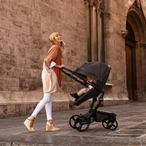 Mima - Xari Max Stroller Chassis Preto/Caixa de Assento Preta/Pack Inicial Preto
