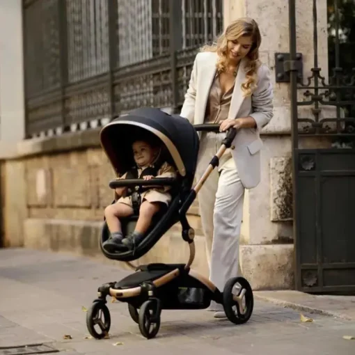 Mima - Xari Max Stroller Edição Especial, Preto/Dourado
