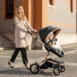 Mima - Xari Max Stroller Edição Especial, Preto/Dourado