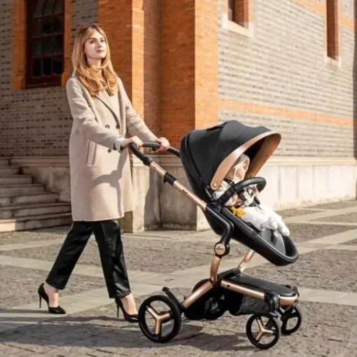 Mima - Xari Max Stroller Edição Especial, Preto/Dourado