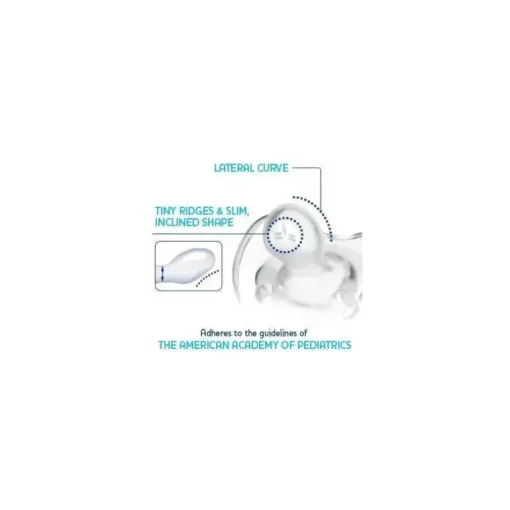 Mini Chupeta Ortodôntica Chicco PhysioForma Glow in the Dark - 2-6m 2pk