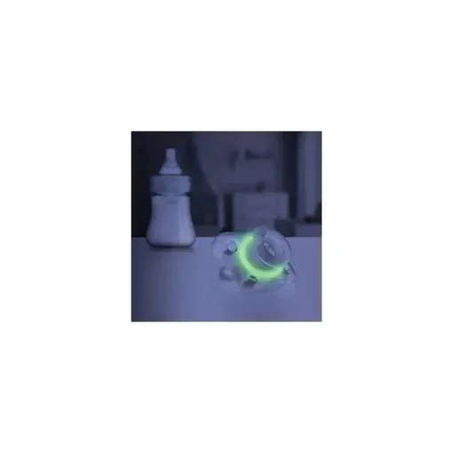 Mini Chupeta Ortodôntica Chicco PhysioForma Glow in the Dark - 2-6m 2pk