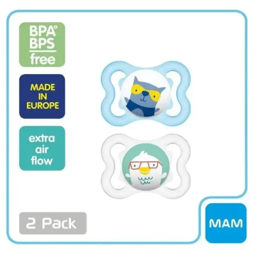 Mini chupetas de ar Mam Boys, 0-6M