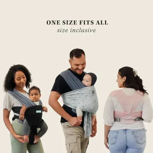 Moby - Transportador Easy-Wrap, Transportador de Bebê e Wrap in One, Disney Star Wars Grogu's Galaxy