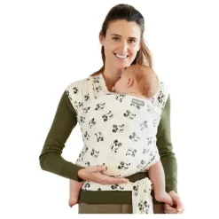 Moby Wrap Classic - Portador branco do Mickey Mouse da Disney