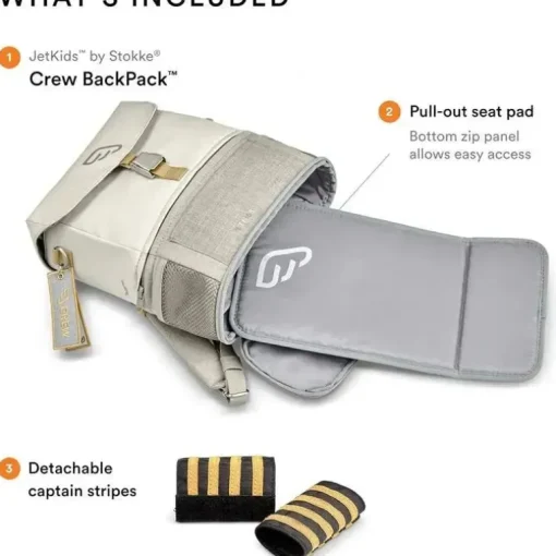 Mochila Stokke - Jetkids By Crew, Branca