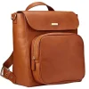 Mochila Tomy Jj Cole Conhaque Brown Pu Brookmont