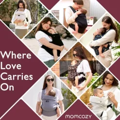 Momcozy - Baby Carrier Newborn To Toddler, Black