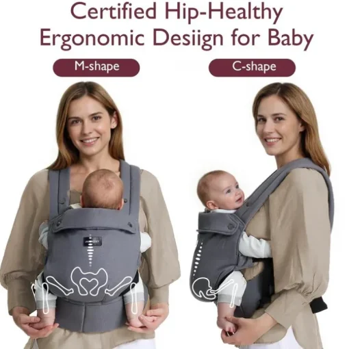 Momcozy - Baby Carrier Newborn To Toddler, Grey