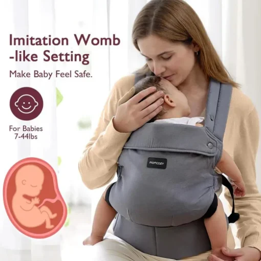 Momcozy - Baby Carrier Newborn To Toddler, Grey