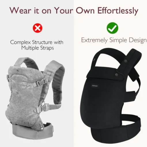 Momcozy - Baby Carrier Newborn To Toddler, Black