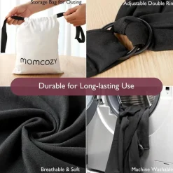 Momcozy - Baby Wrap Carrier, Black