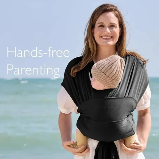 Momcozy - Baby Wrap Carrier, Black