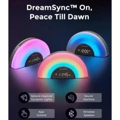 Momcozy - Dreamsync Smart Baby Sound Machine, Rainbow Light & App Control