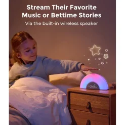 Momcozy - Dreamsync Smart Baby Sound Machine, Rainbow Light & App Control