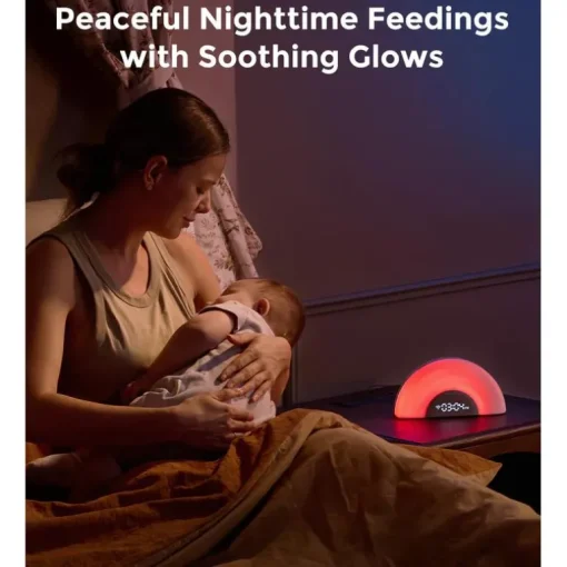 Momcozy - Dreamsync Smart Baby Sound Machine, Rainbow Light & App Control