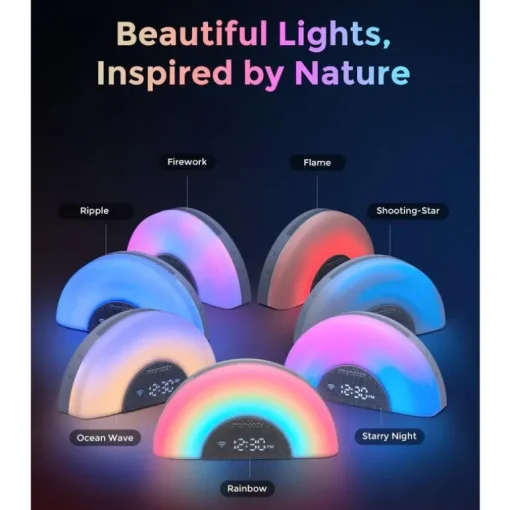 Momcozy - Dreamsync Smart Baby Sound Machine, Rainbow Light & App Control
