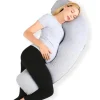 Momcozy - J-Shaped Maternity Body Pillow