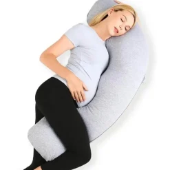 Momcozy - J-Shaped Maternity Body Pillow