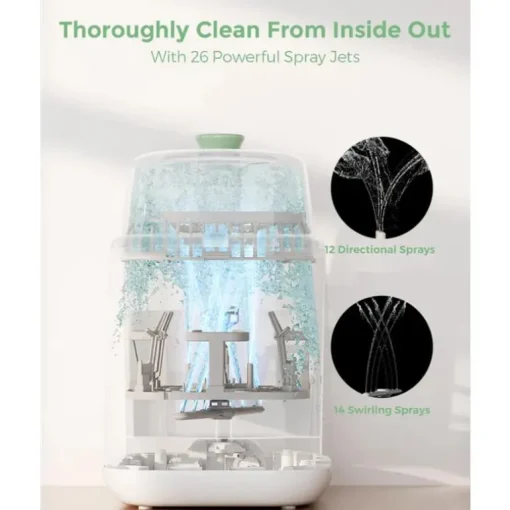 Momcozy - KleanPal Pro Baby Bottle Washer and Sterilizer