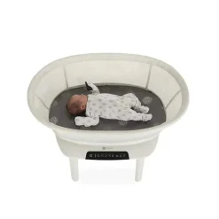 4 Moms - Lençol Mamaroo Sleep Cotton Berço, Cinza