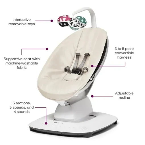 4Moms - Mamaroo Multi-Motion, Baby Birch