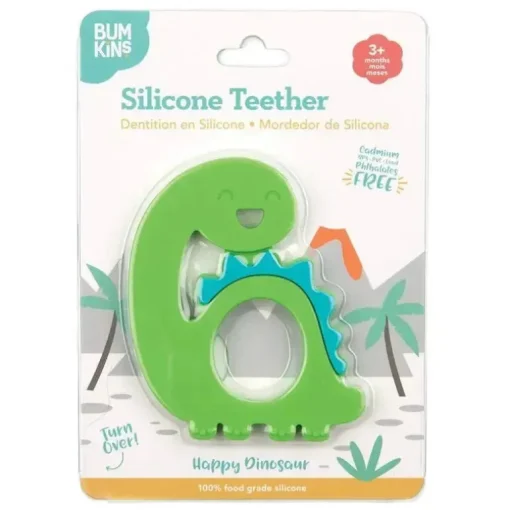 Mordedor de Silicone Bumkins - Dinossauro