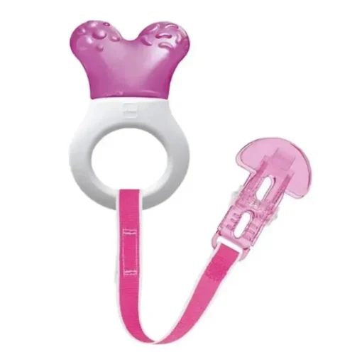 Mordedor Mini Cooler Mam com clipe sortido rosa/azul/verde