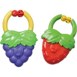 Mordedor Vibratório Infantino 3M+, Cores Podem Variar, Pacote 1