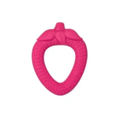 Mordente de frutas de silicone de brotos verdes, morango