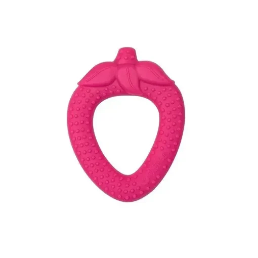 Mordente de frutas de silicone de brotos verdes, morango