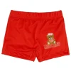 Moschino Baby - Boys Swim Shorts With Gift Box Bear Sailor Logo Print, Poppy Red