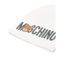 Moschino Baby - Chapéu com grande estampa, cinza