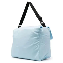 Moschino Baby - Diaper Bag With Changing Bear Logo Print, Light Blue
