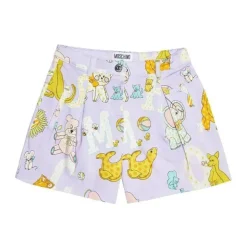 Moschino Baby - Girl Short estampado com bolsos, lilás