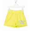 Moschino Baby - Girl Shorts com logotipo de elefante pequeno, amarelo