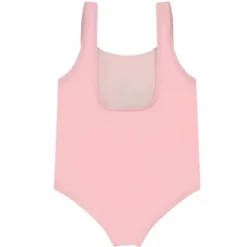 Moschino Baby - Girl Toy Bear Logo Print Swimsuit In Gift Box Pink