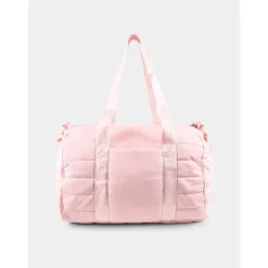 Moschino Baby - Logo Straps Diaper Bag With Changing Mat, Light Pink