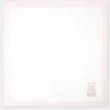 Moschino Baby - Popeline Striped Blanket With Bear Embroidery, Light Pink