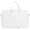 Moschino Baby - Striped Diaper Bag With Bear Patch Changing Mat Beige