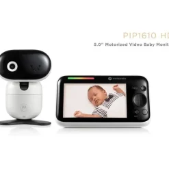 Motorola - 5 Monitor de vídeo WiFi para bebês com câmera