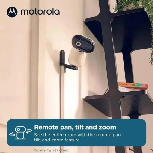 Motorola - 5 Monitor de vídeo WiFi para bebês com câmera