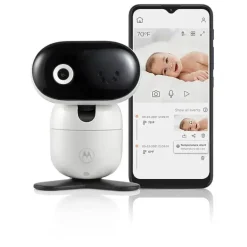 Motorola - Câmera de monitoramento de bebê PIP1010 Câmera de vídeo motorizada WiFi