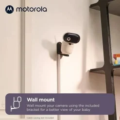 Motorola - Câmera de monitoramento de bebê PIP1010 Câmera de vídeo motorizada WiFi