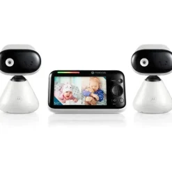 Motorola - Monitor de bebê com vídeo panorâmico/tilt manual 5 Vga - Pacote de 2 câmeras