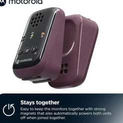 Motorola - Monitor de bebê portátil somente áudio com baterias recarregáveis