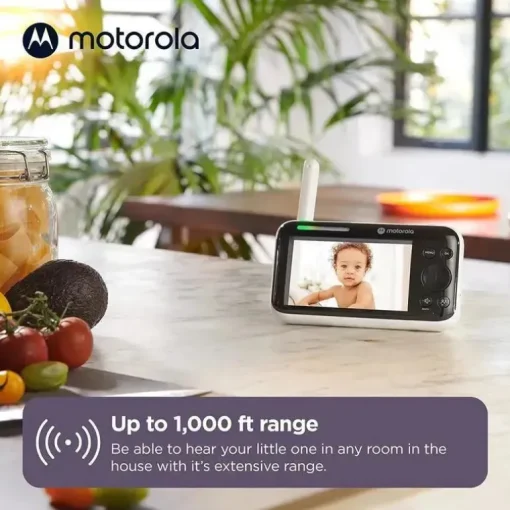Motorola - Monitor de bebê PIP1510 Connect, monitor de bebê com vídeo WiFi