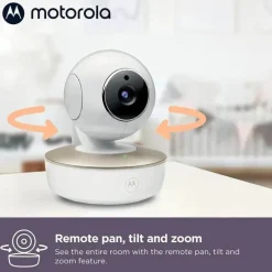 Motorola - Monitor de bebê com 2 câmeras e suporte para berço